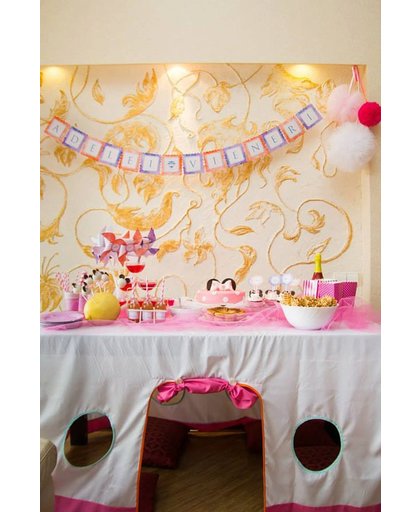 Tafeltent – Speeltent –kinder Tent – Tafelkleed – Tent tafel – handgemaakt – 220cm x 300cm – Roze