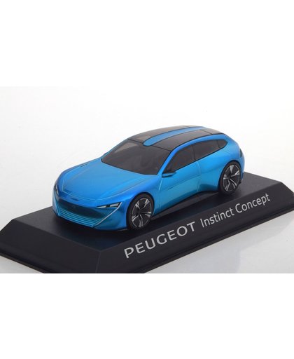 Peugeot Instinct Concept Car, Salon Geneve 1-43 Blauw Metallic 1-43 Norev Special Edition