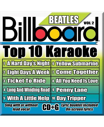 Billboard Top 10 Karaoke: The Beatles, Vol. 2