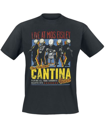 Star Wars Cantina Band On Tour T-shirt zwart