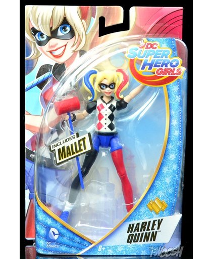 DC Super Hero Girls Harley Quinn 17 cm in kunststof uitvoering