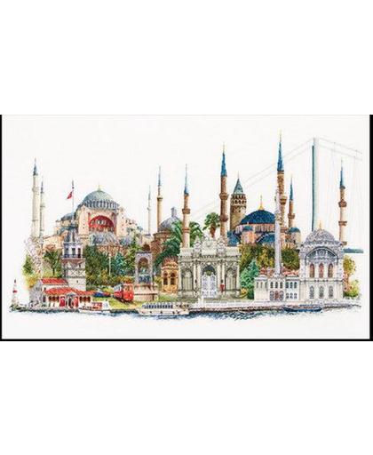 Thea Gouverneur Borduurpakket 479 Istanbul - Linnen stof