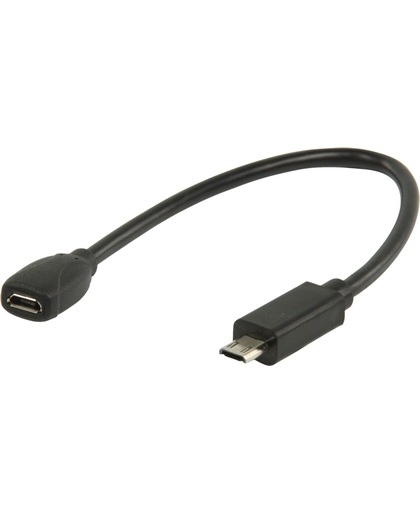 USB micro B (MHL) - micro B 11-pin datakabel 0,20 m