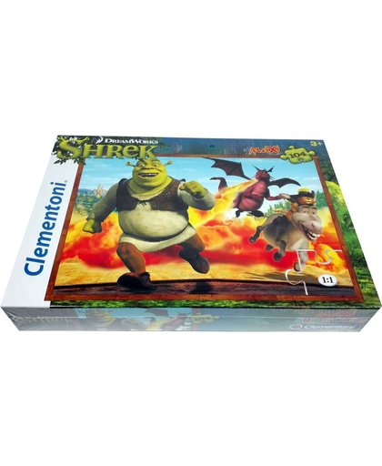 Shrek - Clementoni Super Color Maxi Puzzel - 104 stukjes