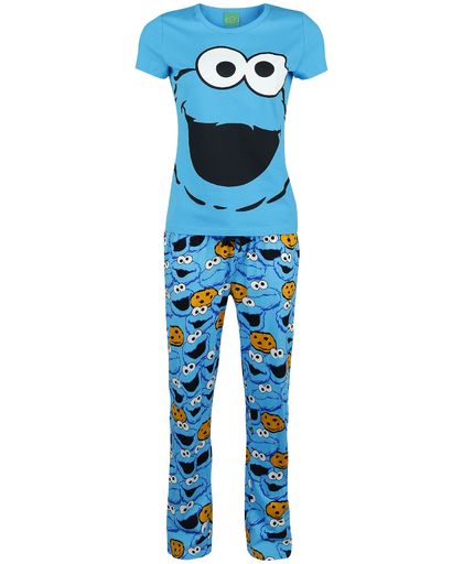 Sesame Street Cookie Monster Pyjama blauw