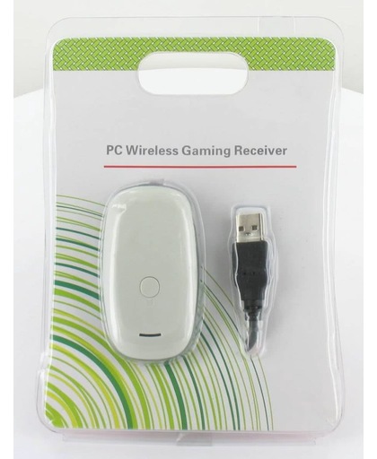 Brauch Draadloze USB Ontvanger voor XBOX 360 Controller - Wit
