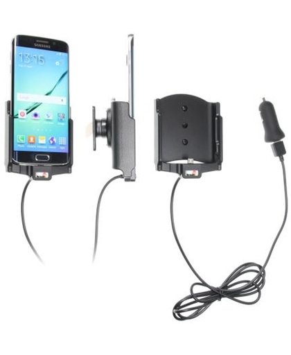 Brodit actieve houder roterend met sig-plug & USB kabel voor Sams Galaxy S6 edge
