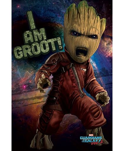 Guardians Of The Galaxy 2 - Angry Groot Poster meerkleurig