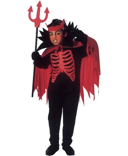 Verkleedkostuum duivel rood voor jongens Halloween pak - Kinderkostuums - 110/122