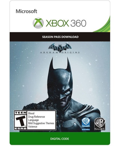 Batman: Arkham Origins Season Pass - Xbox 360 - Season Pass
