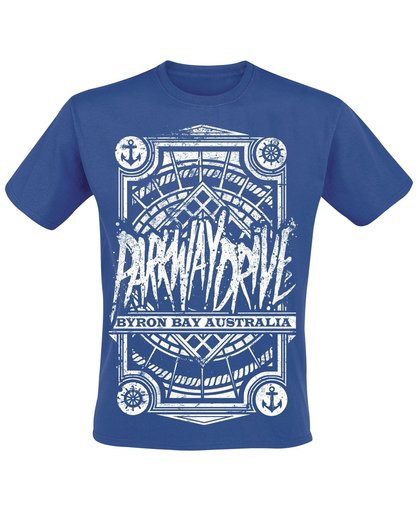 Parkway Drive Byron Bay T-shirt royal blue