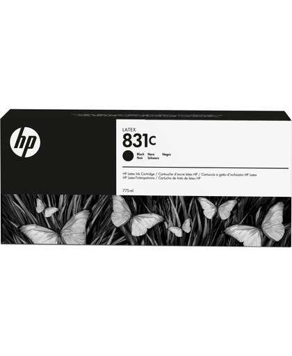 HP 831C zwarte Latex , 775 ml inktcartridge