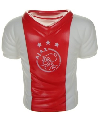 Ajax Spaarpot Shirt - Rood/Wit