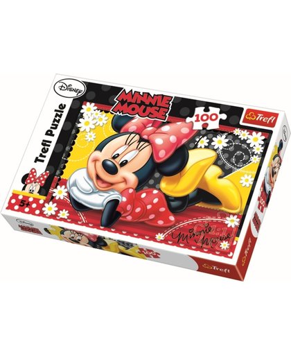 Happy Minnie / Minnie Mouse, 100 stukjes Legpuzzel