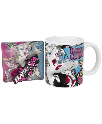 Harley Quinn Gift Set Fanpakket meerkleurig