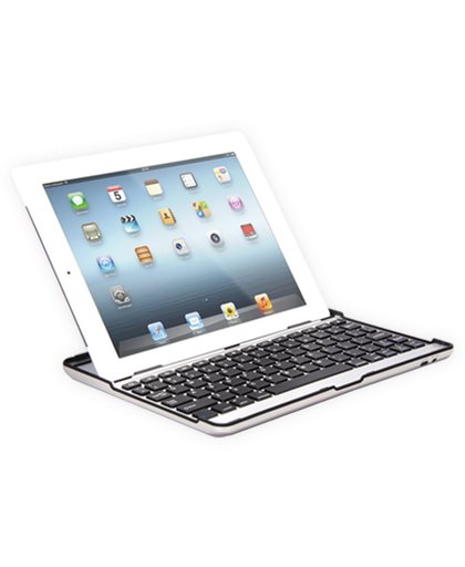 Avanca Aluminium Bluetooth Keyboard Case voor iPad Air - QWERTY - Zilver