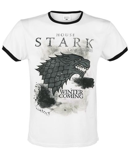 Game of Thrones Stark Storm T-shirt wit-zwart
