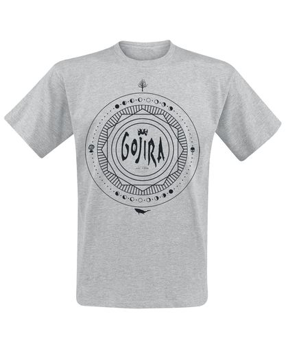 Gojira Moon Phases T-shirt heather grey
