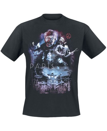 Rammstein Collage Paris T-shirt zwart