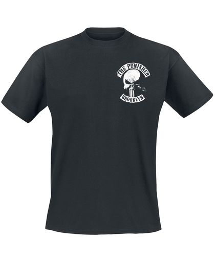The Punisher Brooklyn MC T-shirt zwart