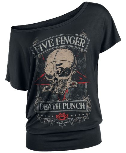 Five Finger Death Punch Wicked Girls shirt zwart