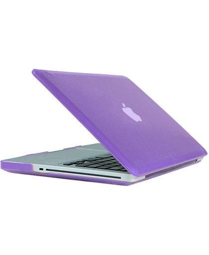 Crystal Hard beschermings hoesje voor Macbook Pro 13.3 inch A1278 (paars)