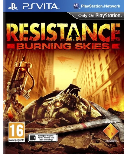 Sony Resistance, Burning Skies, PS Vita PlayStation Vita video-game