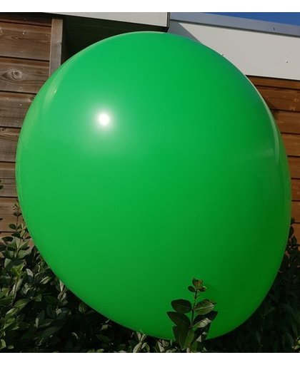 3 stuks Mega grote licht groene ballonnen 90 cm