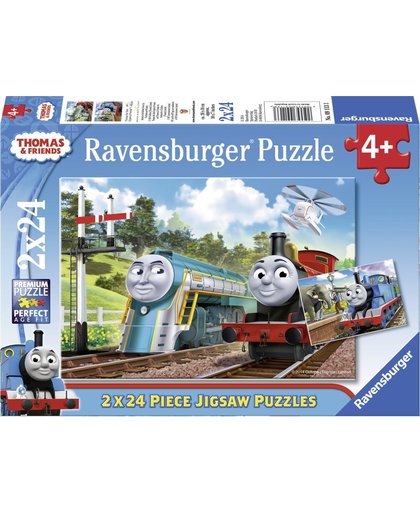 Ravensburger Thomas & Friends. Twee puzzels van 24 stukjes - kinderpuzzel
