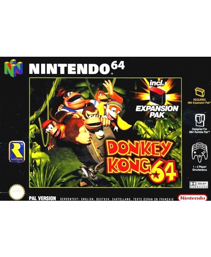 Donkey Kong 64 - Nintendo 64 [N64] Game PAL