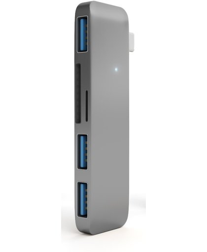 iParts4u USB Type C 5-in-1 Hub Grijs Connection