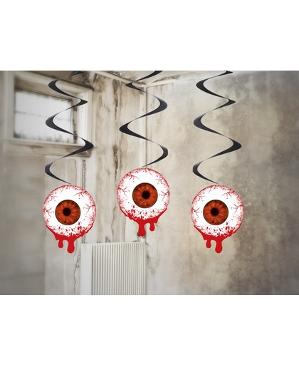 Hangende slingers Halloween Bloody Eyes