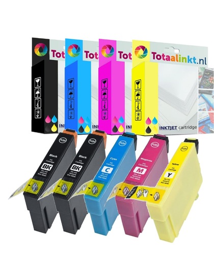 Epson Stylus Office BX305FW | Multipack 5x inkt cartridge | huismerk