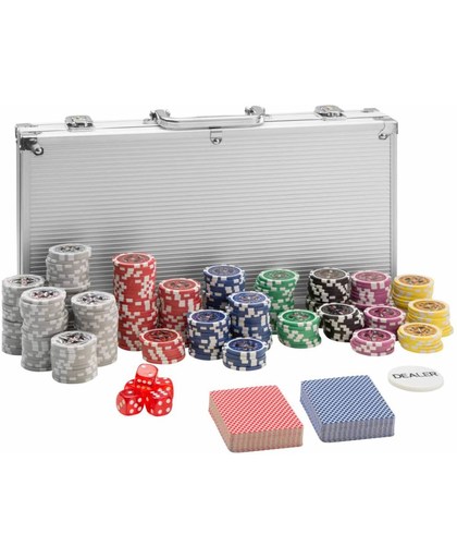 TecTake - pokerset 300 delig inclusief koffer en kaartspel - 402557