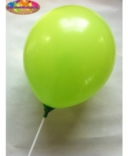 10 stuks Licht groene parelmoer metallic ballon 30 cm hoge kwaliteit