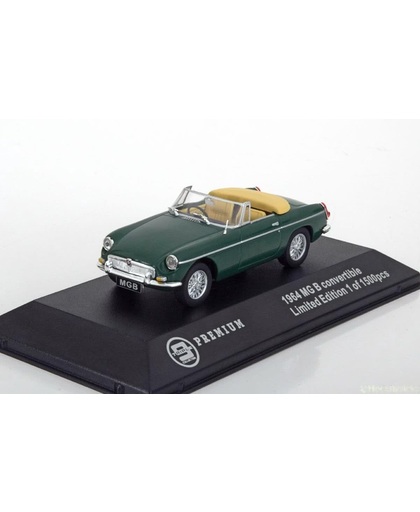 MG B Roadster 1964 Groen 1-43 Triple 9 Collection Limited 1500 Pieces