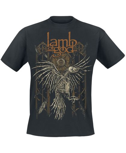 Lamb Of God Crow T-shirt zwart