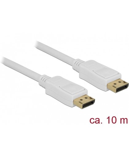 DeLOCK 84863 10m DisplayPort DisplayPort Wit DisplayPort kabel