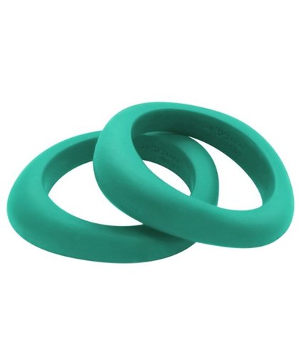 Jellystone Designs Organic Bangle - Kauwarmband - Turquoise Baja Green
