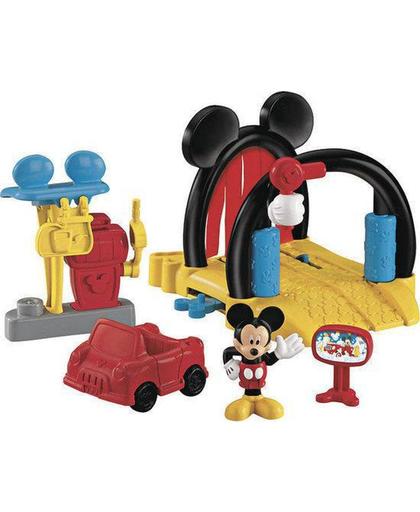 Fisher-Price Disney Mickey Mouse - Soppen & Schoon Autowasserette - Speelfigurenset