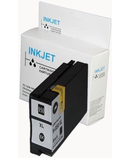 Toners-kopen.nl HP-950XL CN045AE zwart  alternatief - compatible inkt cartridge voor Hp 950Xl zwart Officejet Pro 8100 wit Label