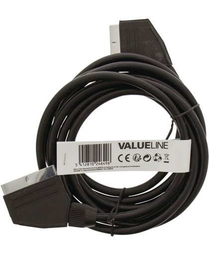 Valueline VLVT31000B30 SCART kabel SCART mannelijk - SCART mannelijk