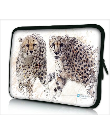 Laptophoes 13,3 inch luipaarden - Sleevy