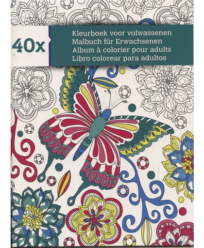Kleurboek voor Volwassenen - 40 x kleurplaten