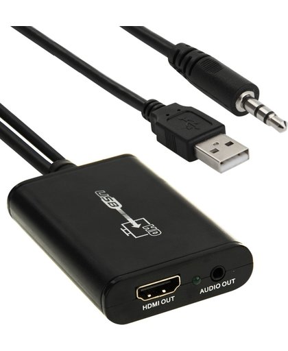 USB 2.0 naar HDMI HD Video Leader Converter voor HDTV, ondersteunt Full HD 1080P