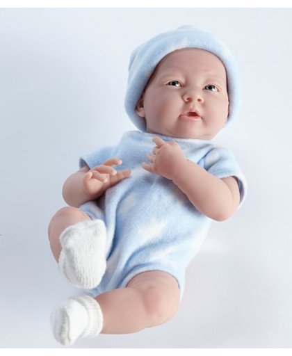 Berenguer Babypoppen La Newborn 38 cm Jongetje Blauw met Ster
