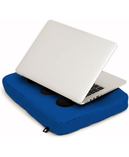 Bosign laptopkussen max 14" Blauw siliconen doppen voor luchtafvoer