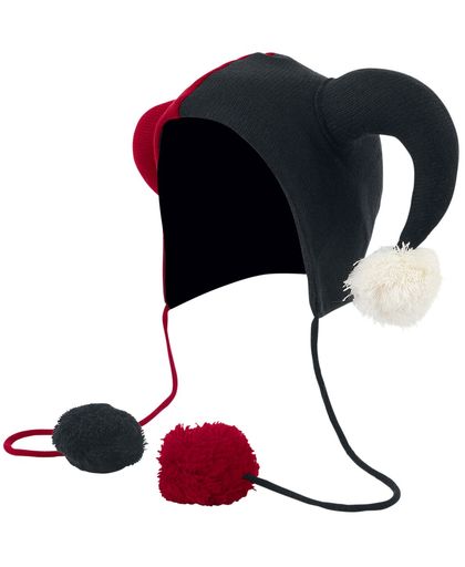 Cupcake Cult Jester Hat Cap zwart-rood