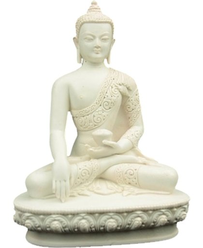 Boeddha beeld groot wit