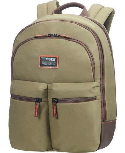 "Samsonite Laptoprugzak - Rockwell Laptop Backpack 15.6"" Olive"